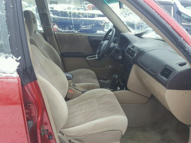 JF1SF65522H745695 - 2002 SUBARU FORESTER S 红色 照片 5