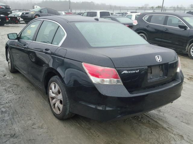 1HGCP26808A138937 - 2008 HONDA ACCORD EXL BLACK photo 3