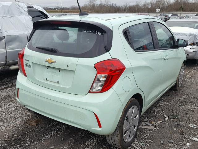 KL8CB6SA5HC729999 - 2017 CHEVROLET SPARK LS GREEN photo 4