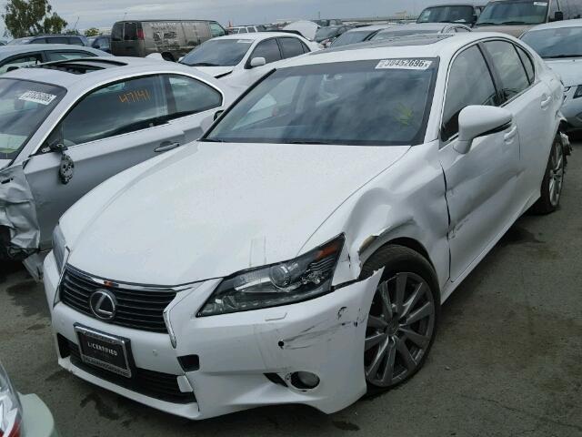 JTHCE1BL1D5016873 - 2013 LEXUS GS 350 WHITE photo 2