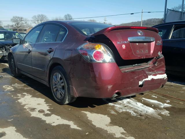 1N4AL2AP3BC168001 - 2011 NISSAN ALTIMA BAS MAROON photo 3