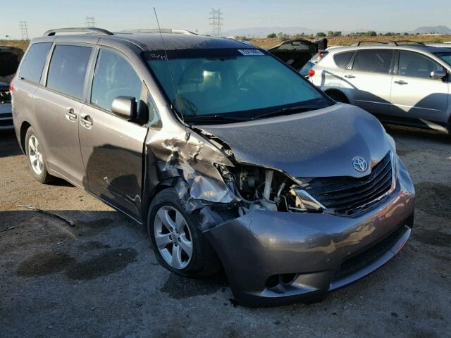 5TDKK3DC7BS102727 - 2011 TOYOTA SIENNA LE CHARCOAL photo 1