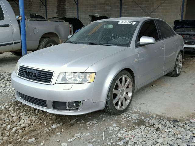 WAULC68E74A228999 - 2004 AUDI A4 1.8T QU GRAY photo 2