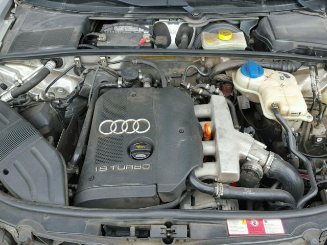 WAULC68E74A228999 - 2004 AUDI A4 1.8T QU GRAY photo 7