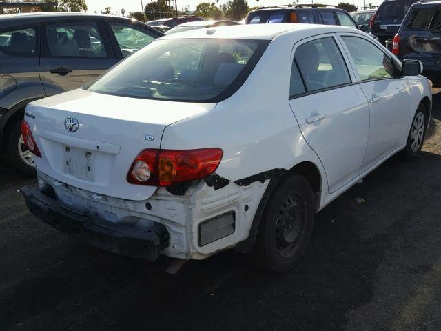 2T1BU4EE3AC346799 - 2010 TOYOTA COROLLA BA WHITE photo 4