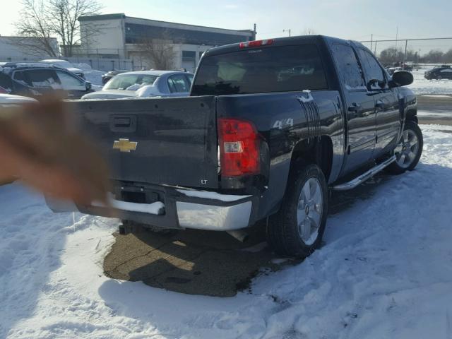 1GCPKSE37BF151389 - 2011 CHEVROLET SILVERADO BLACK photo 4