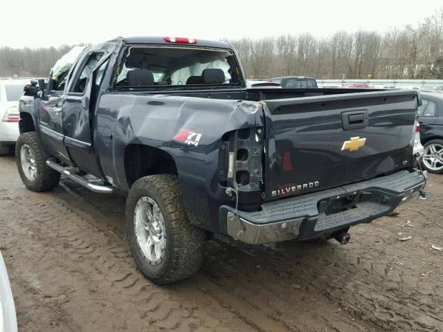 1GCRKSE79DZ214599 - 2013 CHEVROLET SILVERADO BLACK photo 3