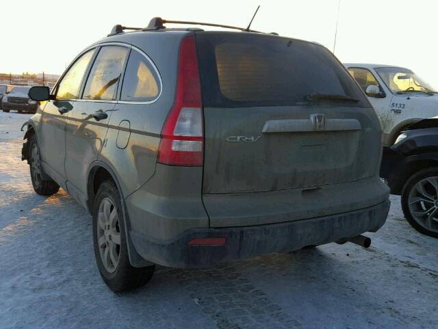 5J6RE48508L800978 - 2008 HONDA CR-V EX GREEN photo 3