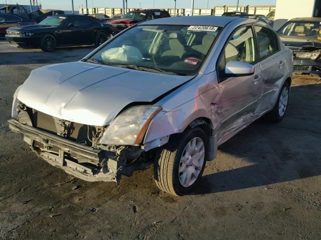 3N1AB6AP9BL646790 - 2011 NISSAN SENTRA 2.0 SILVER photo 2