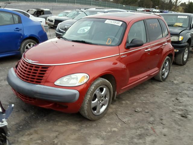 3C8FY4BB31T548909 - 2001 CHRYSLER PT CRUISER RED photo 2