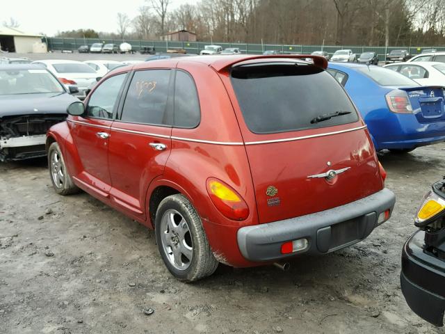 3C8FY4BB31T548909 - 2001 CHRYSLER PT CRUISER RED photo 3