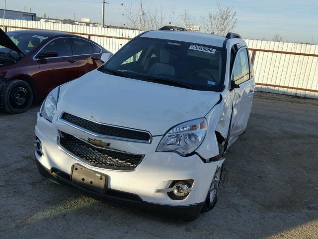 2GNALCEK2E6111341 - 2014 CHEVROLET EQUINOX LT WHITE photo 2