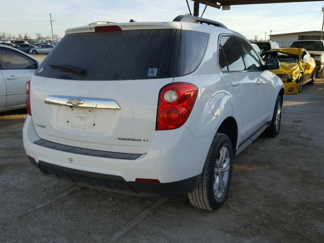 2GNALCEK2E6111341 - 2014 CHEVROLET EQUINOX LT WHITE photo 4