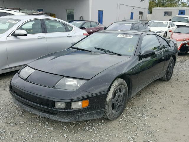 JN1RZ26A9LX000831 - 1990 NISSAN 300ZX 2+2 BLACK photo 2