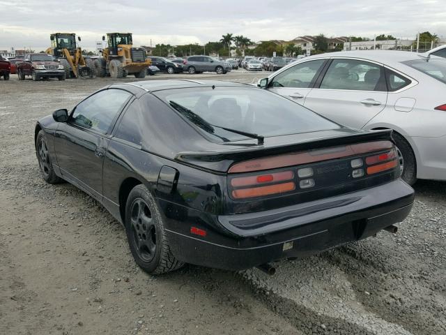 JN1RZ26A9LX000831 - 1990 NISSAN 300ZX 2+2 BLACK photo 3