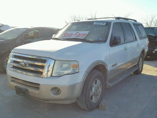 1FMFK17577LA72846 - 2007 FORD EXPEDITION WHITE photo 2