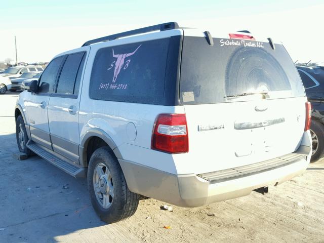 1FMFK17577LA72846 - 2007 FORD EXPEDITION WHITE photo 3