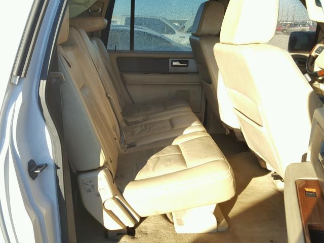 1FMFK17577LA72846 - 2007 FORD EXPEDITION WHITE photo 6