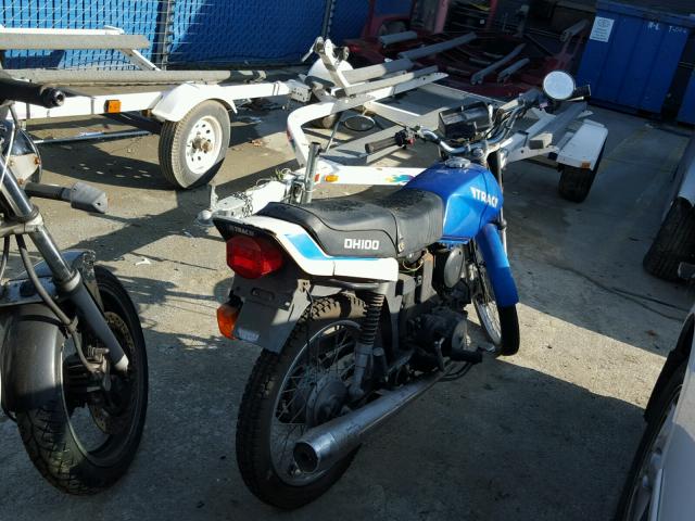 KMYDHS443GC601409 - 1987 DAEL MOTORCYCLE BLUE photo 4