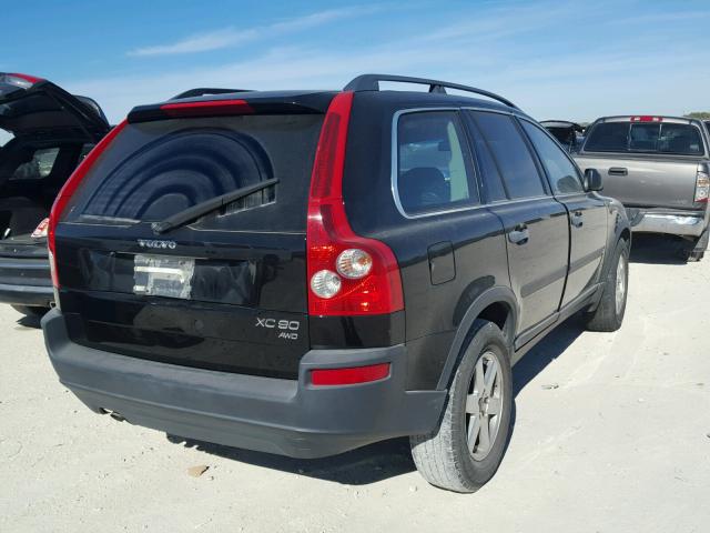 YV1CM59H441091887 - 2004 VOLVO XC90 BLACK photo 4