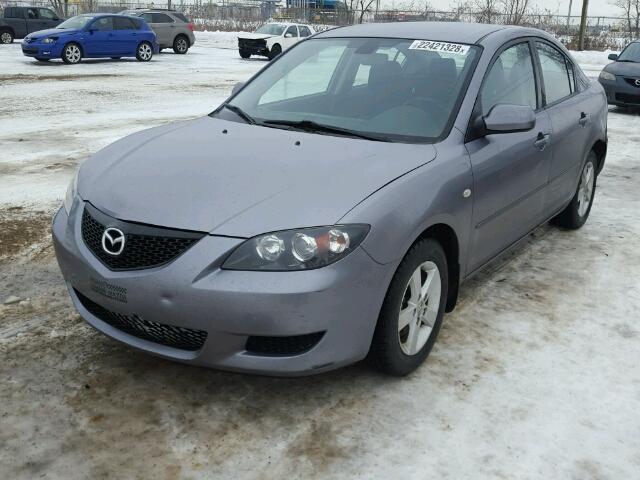 JM1BK12F451304413 - 2005 MAZDA 3 I GRAY photo 2