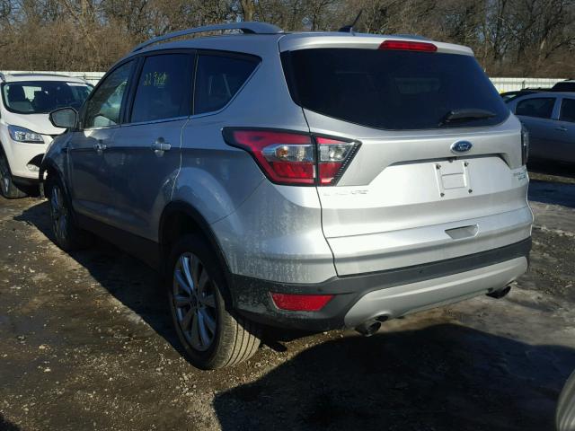 1FMCU9J93HUA98475 - 2017 FORD ESCAPE TIT SILVER photo 3