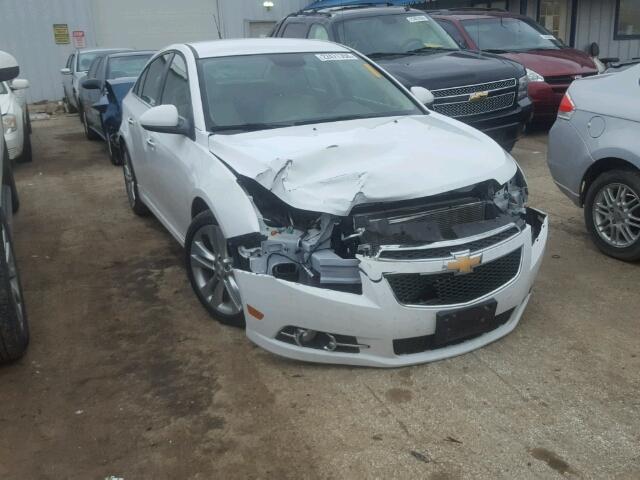 1G1PG5SB1D7105934 - 2013 CHEVROLET CRUZE LTZ WHITE photo 1