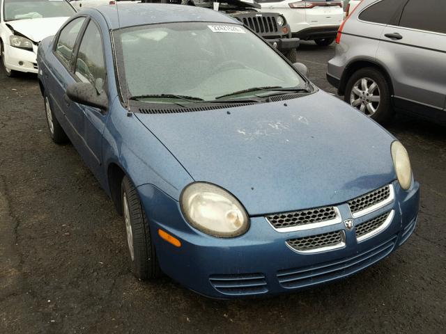 1B3ES26C93D157022 - 2003 DODGE NEON SE BLUE photo 1