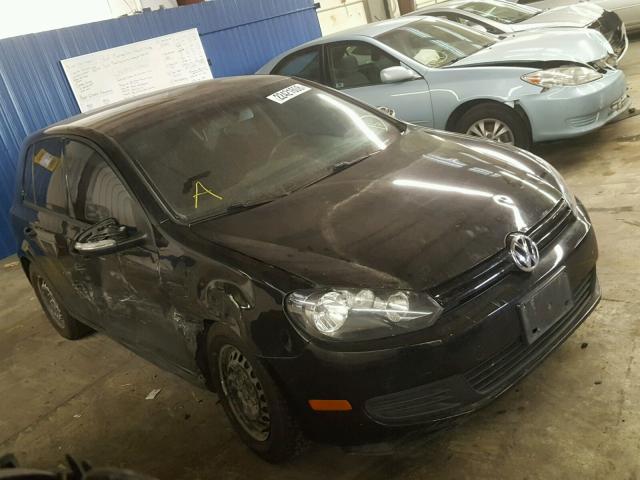 WVWDB7AJ0DW133596 - 2013 VOLKSWAGEN GOLF BLACK photo 1