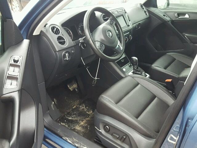 WVGRV7AX7HW503137 - 2017 VOLKSWAGEN TIGUAN WOL BLUE photo 9