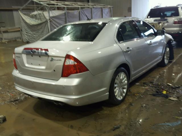 3FADP0L35CR164597 - 2012 FORD FUSION HYB SILVER photo 4