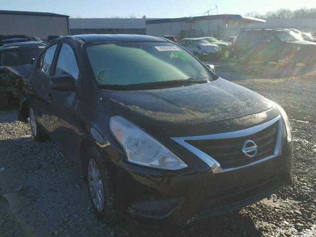 3N1CN7AP3FL895968 - 2015 NISSAN VERSA S BLACK photo 1