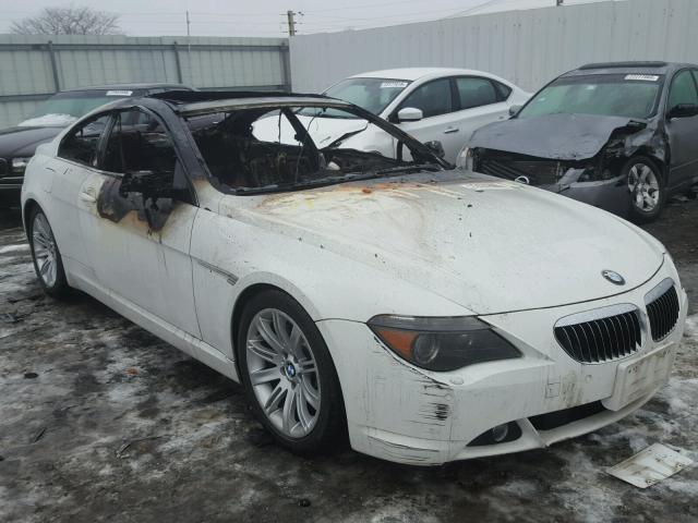 WBAEH13547CR51870 - 2007 BMW 650 I WHITE photo 1