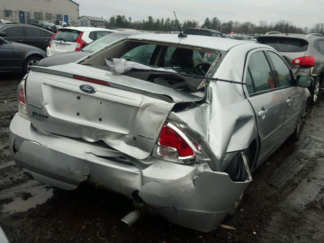 3FAHP07139R110153 - 2009 FORD FUSION SE SILVER photo 4