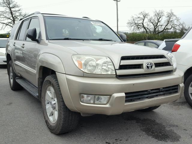 JTEBU14R830010108 - 2003 TOYOTA 4RUNNER SR BEIGE photo 1