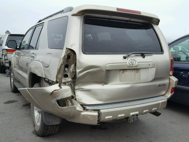 JTEBU14R830010108 - 2003 TOYOTA 4RUNNER SR BEIGE photo 3