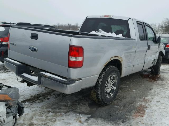 1FTPX14V97FB56549 - 2007 FORD F150 SILVER photo 4