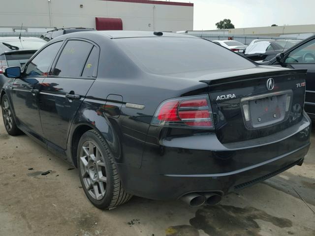 19UUA76667A018737 - 2007 ACURA TL TYPE S BLACK photo 3