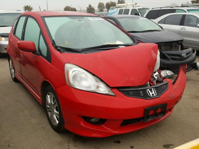 JHMGE88429C004549 - 2009 HONDA FIT SPORT RED photo 1