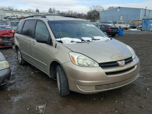 5TDZA23C95S328477 - 2005 TOYOTA SIENNA CE BEIGE photo 1