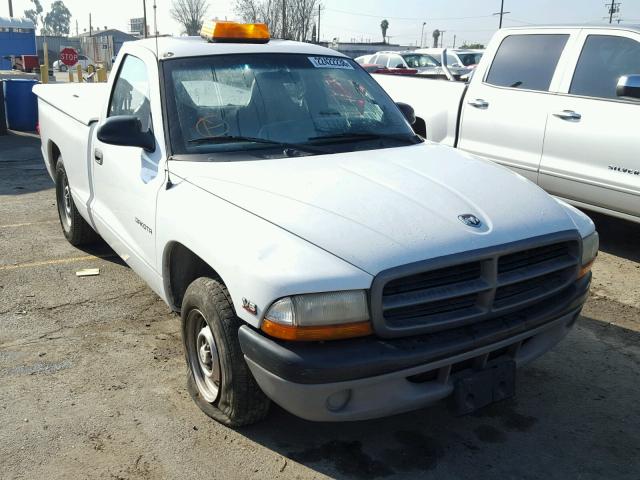 1B7FL26X0YS752394 - 2000 DODGE DAKOTA WHITE photo 1