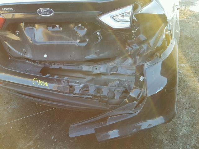 3FA6P0H78DR118333 - 2013 FORD FUSION SE BLACK photo 9