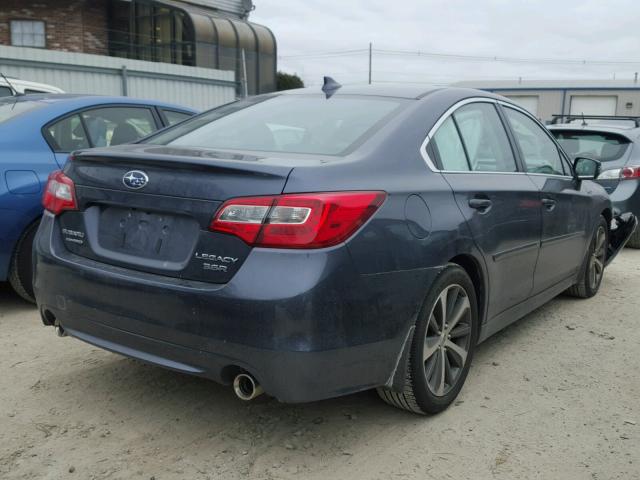 4S3BNEN66H3055065 - 2017 SUBARU LEGACY 3.6 GRAY photo 4