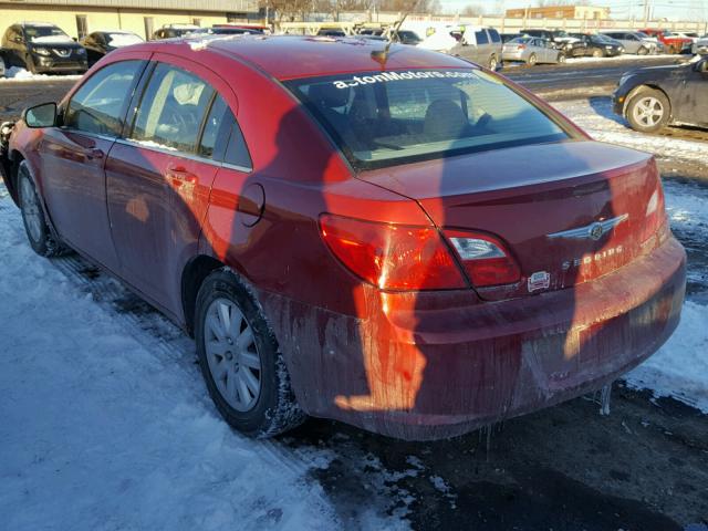 1C3CC4FB1AN202665 - 2010 CHRYSLER SEBRING TO RED photo 3