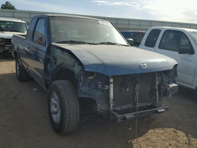 1N6DD26T84C454260 - 2004 NISSAN FRONTIER K BLUE photo 1