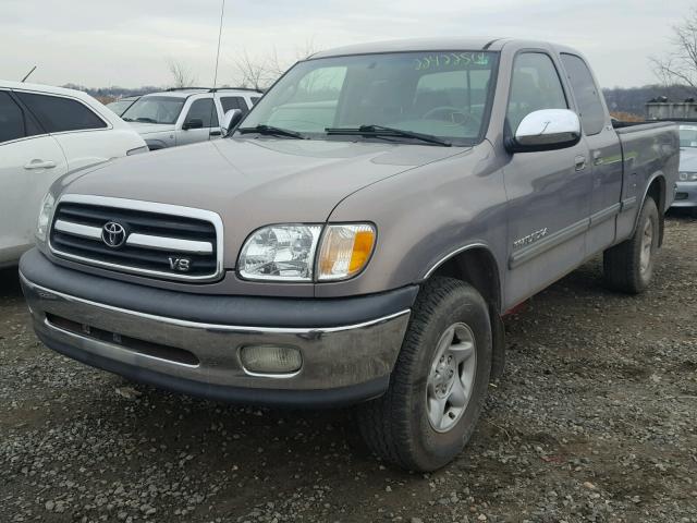 5TBRT34182S331422 - 2002 TOYOTA TUNDRA ACC GRAY photo 2