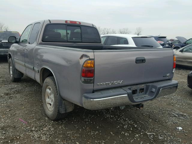 5TBRT34182S331422 - 2002 TOYOTA TUNDRA ACC GRAY photo 3