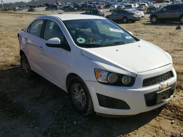 1G1JC5SG4F4207326 - 2015 CHEVROLET SONIC LT WHITE photo 1