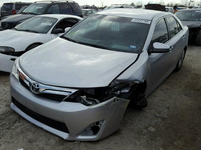 4T4BF1FK3DR316921 - 2013 TOYOTA CAMRY L SILVER photo 2