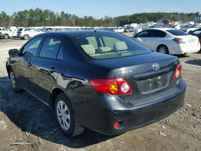 JTDBU4EE2AJ066800 - 2010 TOYOTA COROLLA BA BLACK photo 3